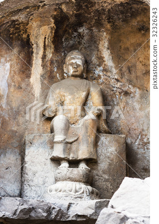 carved statue in Longmen Grottoes 32326243