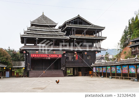 main square in Chengyang village 32326426