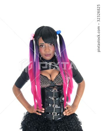 Beautiful woman in a corset. 32326825