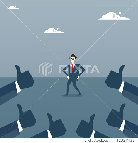 Group Of Business Hands Showing Thumb Up To Group Of Business Hands Showing Thumb Up To 32327435