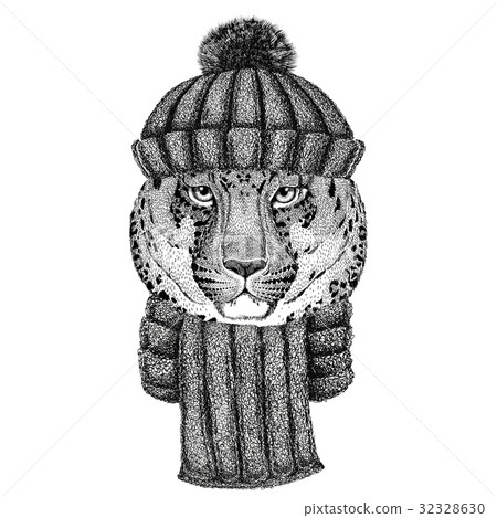 Wild cat Leopard Cat-o'-mountain Panther wearing Wild cat Leopard Cat-o'-mountain Panther wearing 32328630