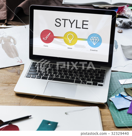 Website Template Content Develop Concept 32329440