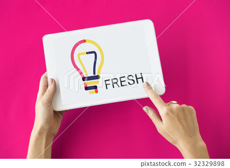 Bulb Sign Idea Symbol Word 32329898