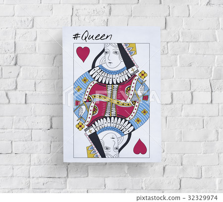 Queen Card Feminine Women Graphic Queen Card Feminine Women Graphic 32329974