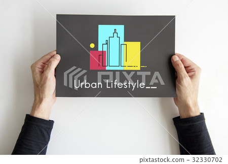 Urban Living City Lifestyle Society Graphic 32330702