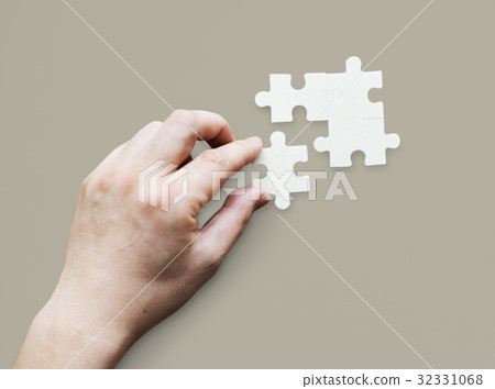 Togetherness Connection Teamwork Jigsaw Game Togetherness Connection Teamwork Jigsaw Game 32331068