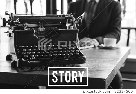 Typewriter Publish Story Telling Content Article 32334569