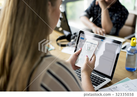 Team working startup business meeting 32335038