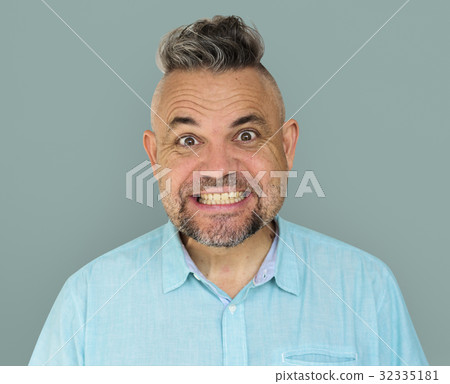 Caucasian Man Happy Cheerful Smiling 32335181