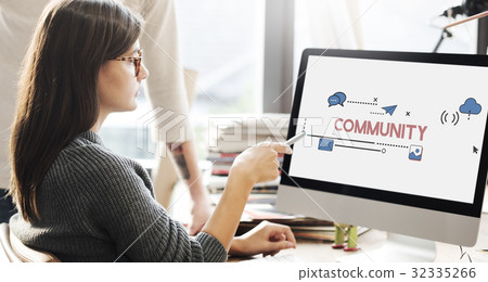 Social Media Get In Touch Online Social Media Get In Touch Online 32335266