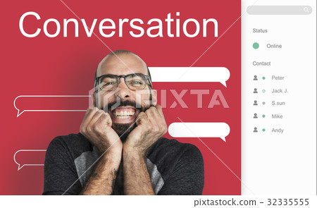 Chat Message Talk Connect Notification Word 32335555