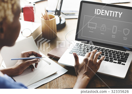 Computer Security System Data Protection Graphic 32335626