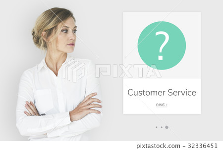 FAQ Customer Service Help Support Exclamation Graphic 32336451