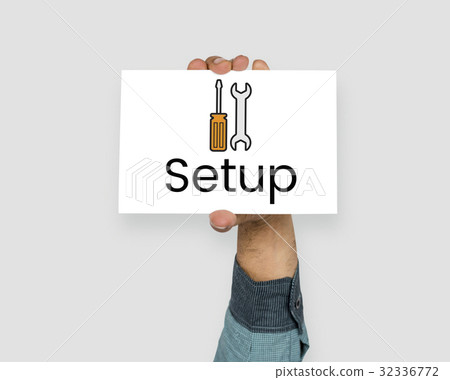 Device Settings Maintenance Service Word Graphic 32336772