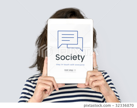 Society Stay in Touch Communication Concept 32336870