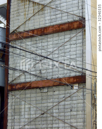 Building of concrete block Building of concrete block 32340335