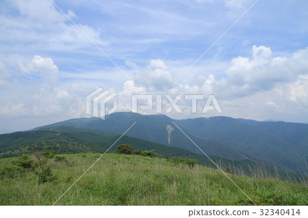 從Mt. Hokabusei山的視圖 從Mt. Hokabusei山的視圖 32340414