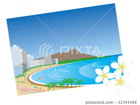 Waikiki Beach & Plumeria Waikiki Beach & Plumeria 32341498