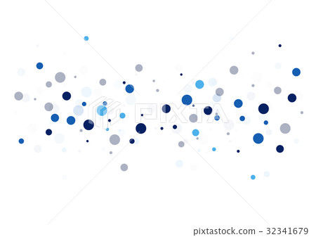 Bubbles circle dots blue bright connection 32341679
