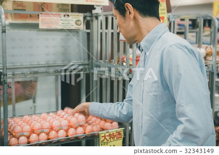 super, supermarket, customer 32343149