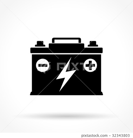 car battery icon car battery icon 32343803