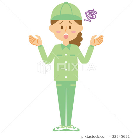15 series _ middle-aged women in work clothes _ handmade 32345631