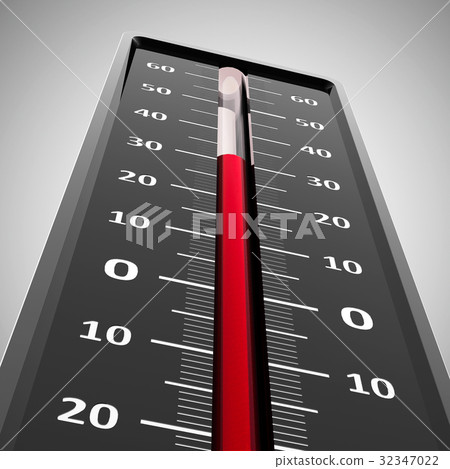Thermometer heat close-up Thermometer heat close-up 32347022