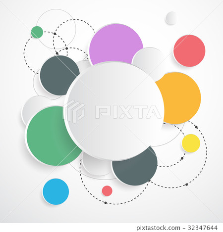 Vector technology concept. Connected Lines and dot 32347644