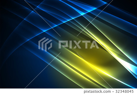 Vector polar lights concept background Vector polar lights concept background 32348045