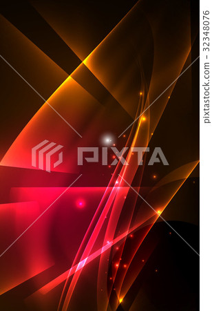 Vector polar lights concept background Vector polar lights concept background 32348076