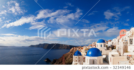 Day view in Santorini. Panorama, Oia 32349146