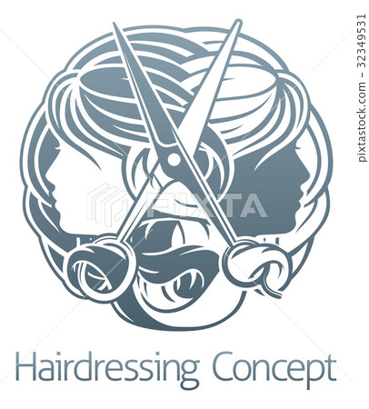Stylist Hair Salon Hairdresser Concept 32349531