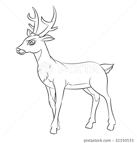 Drawing a deer in 10 steps - easy tutorial - Craft-Mart