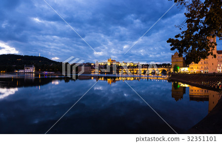 Night panorama of Prague Night panorama of Prague 32351101