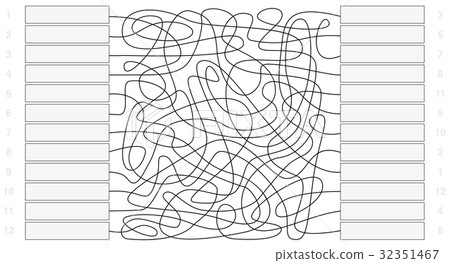 Labyrinth Lines Empty Fields 32351467