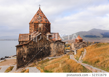 Sevanavank Monastery and lake Sevan 32351679