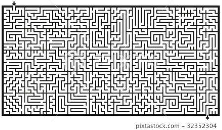 Labyrinth Horizontal Format Maze 32352304
