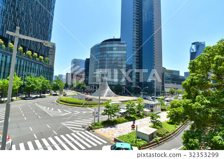 Nagoya City Scenery Name Station Rotary Nagoya City Scenery Name Station Rotary 32353299