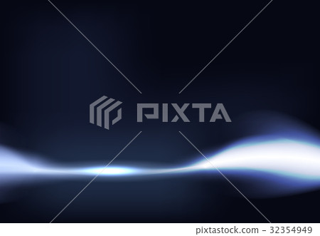 Vector illustration of dark blue banner with 32354949