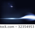 Vector illustration of dark blue banner with 32354953