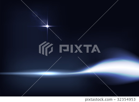 Vector illustration of dark blue banner with 32354953