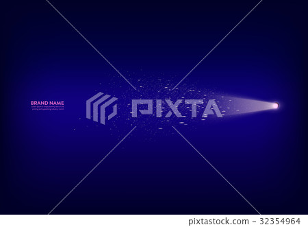 Vector abstract purple banner with spotlight 32354964