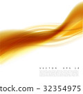 Vector illustration of an abstract orange wavy 32354975