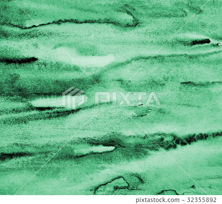 Abstract green watercolor on paper texture Abstract green watercolor on paper texture 32355892
