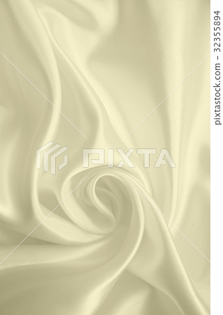 Smooth elegant golden silk or satin luxury cloth Smooth elegant golden silk or satin luxury cloth 32355894