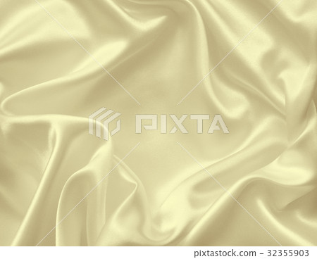 Smooth elegant golden silk or satin luxury cloth Smooth elegant golden silk or satin luxury cloth 32355903