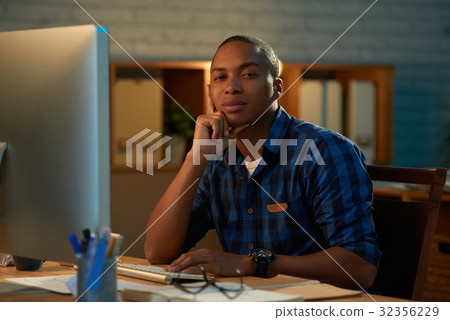 Handsome Businessman Posing for Photography Handsome Businessman Posing for Photography 32356229