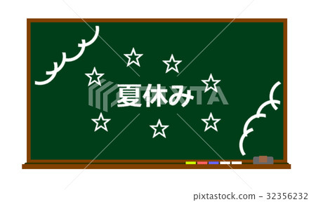 Characters on the blackboard 32356232