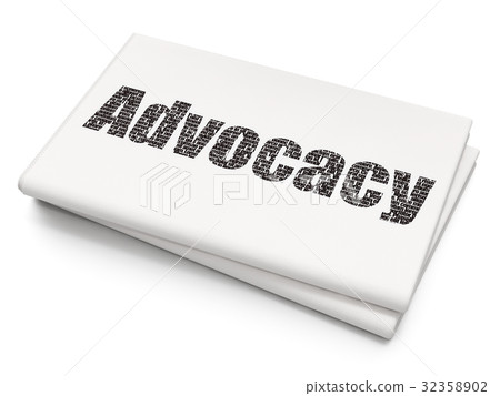 Law concept: Advocacy on Blank Newspaper Law concept: Advocacy on Blank Newspaper 32358902