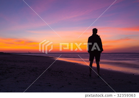 Sunset on the Cape Cod, USA 32359363